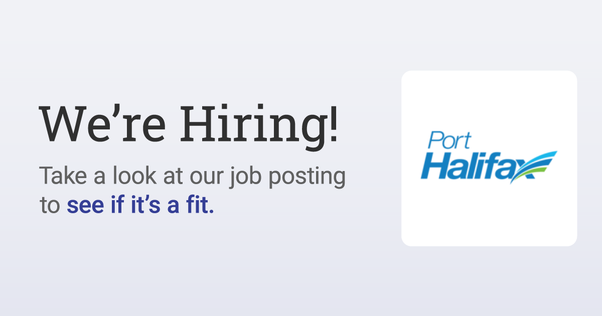 Project Engineer Job at Halifax Port Authority CareerBeacon