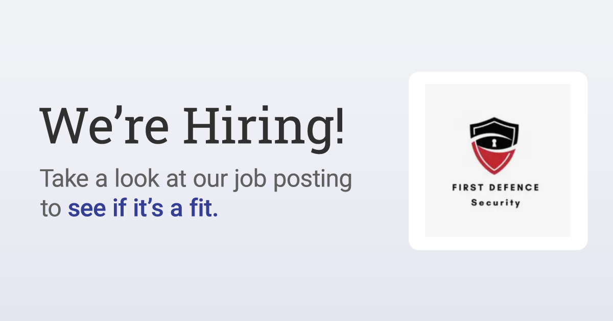First Defence Security | CareerBeacon