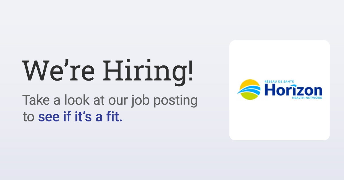 Nutrition and Food Services General Application Job at Horizon Health